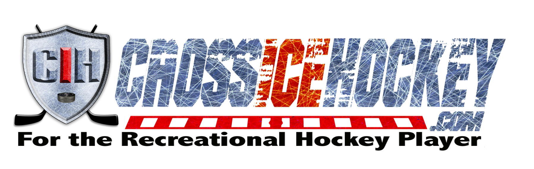 Cross ice hockey website logo and link